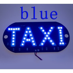 Led panel, taxi indicator, 45 smd 3528, blue color